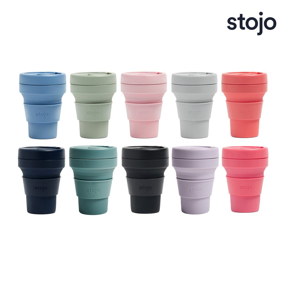 Branded Stojo 12oz Collapsible Pocket Cups
